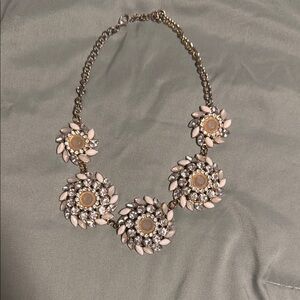 Elegant Floral Statement Necklace